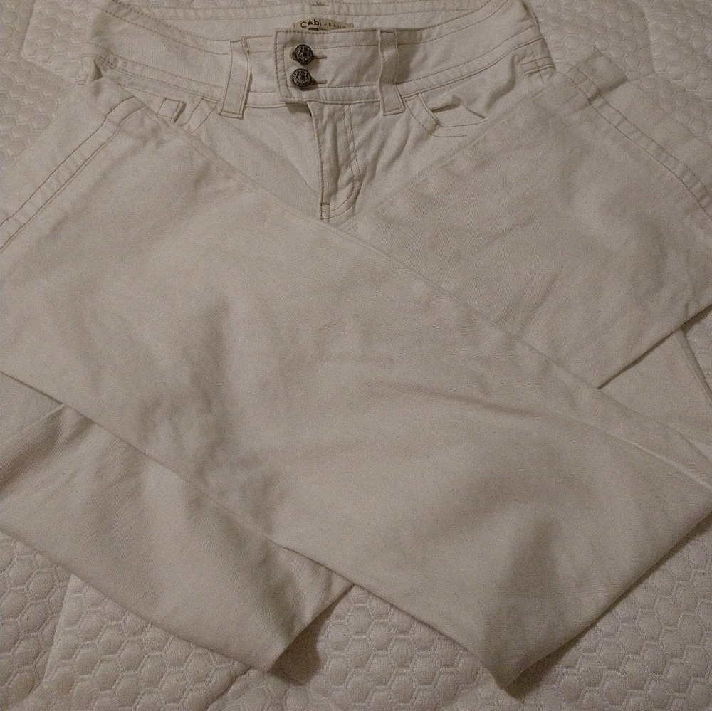 CAbI off white jeans flare leg